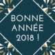 Bonne année 2018