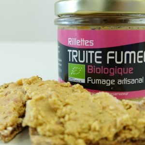 Rillettes de truite bio fumée