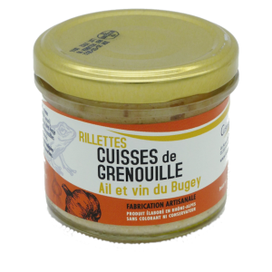 Verrine de Rillettes de Grenouilles Ail & Vin du Bugey 90g