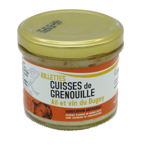 Verrine de Rillettes de Grenouilles Ail & Vin du Bugey 90g