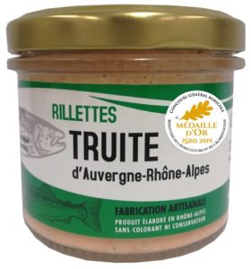 Rillettes truite haut de gamme