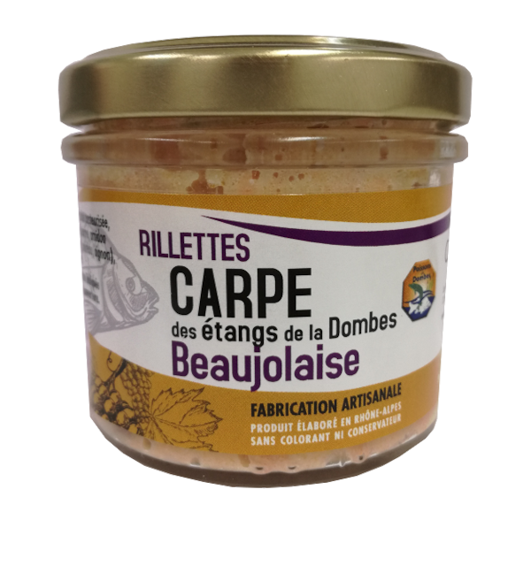 Verrine de rillettes de Carpe Beaujolaise 90g