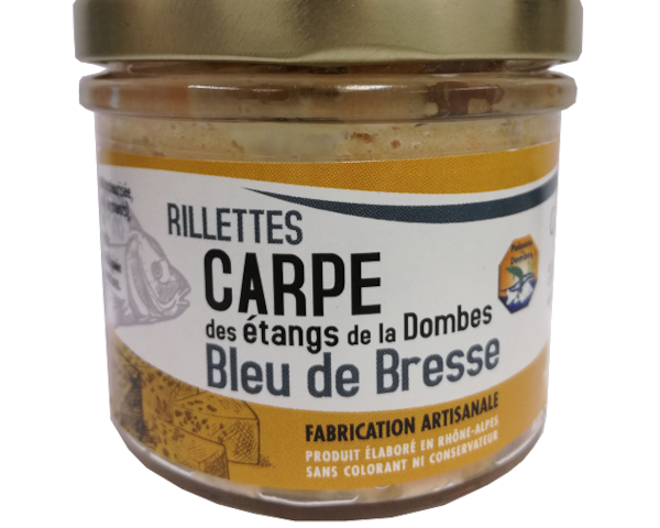 Verrine de rillettes de Carpe Bleu de Bresse 90g