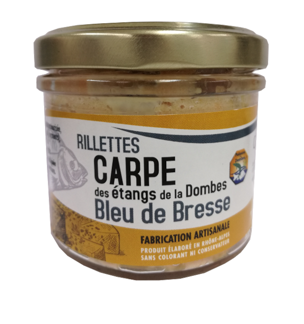 Verrine de rillettes de Carpe Bleu de Bresse 90g