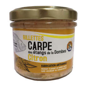 Pot de rillettes de Carpe Citron 90g