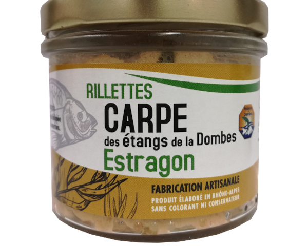 Verrine de rillettes de Carpe Estragon 90g