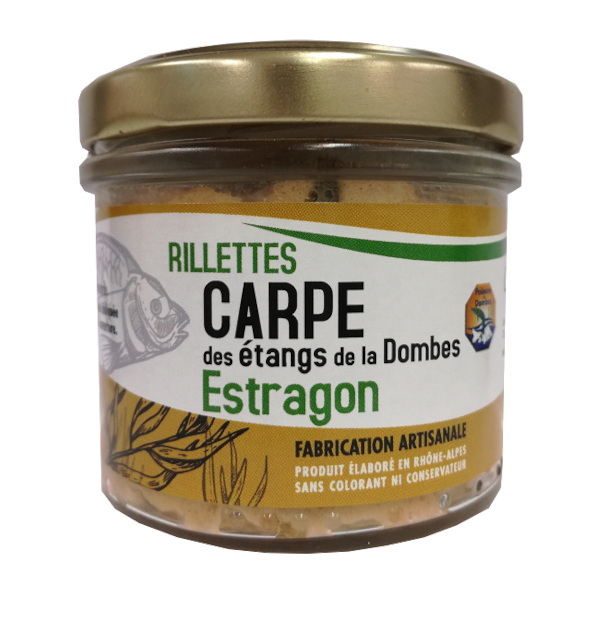 Verrine de rillettes de Carpe Estragon 90g