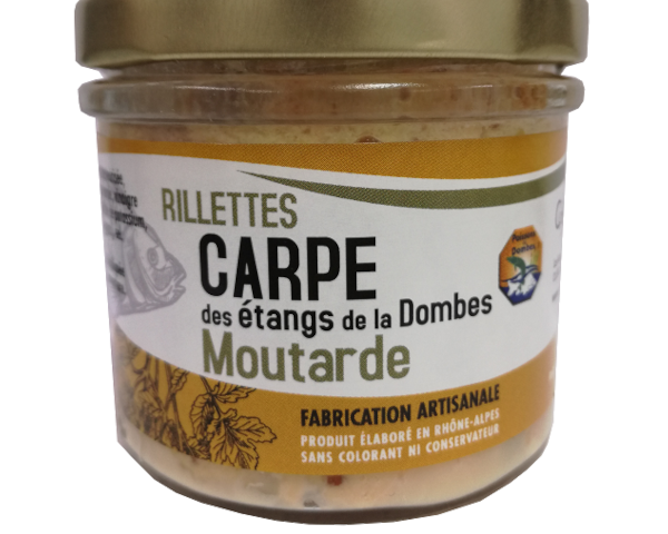 Verrine de rillettes de Carpe Moutarde 90g