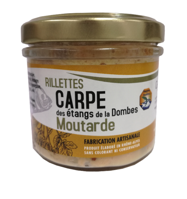 Verrine de rillettes de Carpe Moutarde 90g