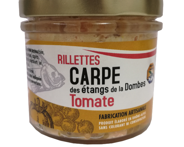 Verrine de rillettes de Carpe Tomate 90g