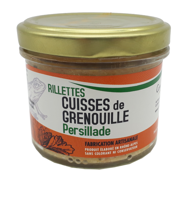 Verrine de rillettes de Cuisses de Grenouilles persillade 90g