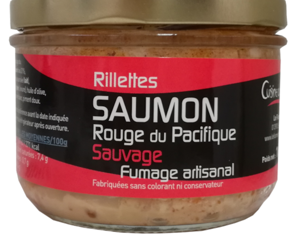 Verrine de rillettes de Saumon Sauvage d'Alaska 180g