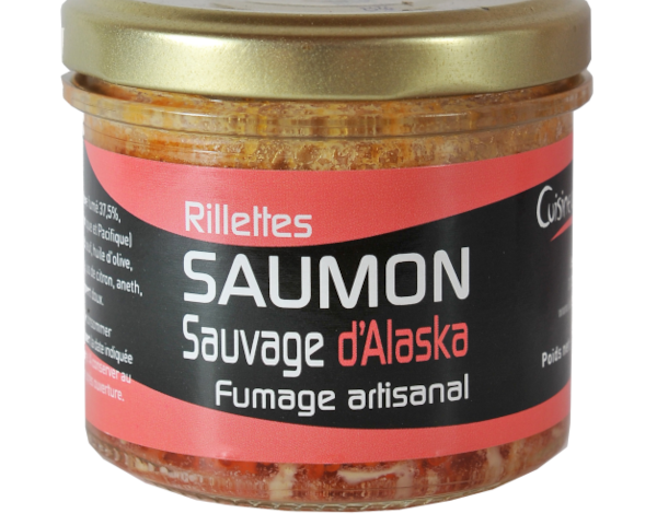 Verrine de rillettes de Saumon Sauvage d'Alaska fumé 90g