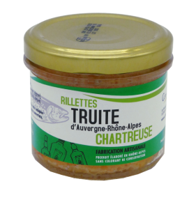 Verrine de rillettes de Truite Chartreuse 90g