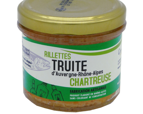 Verrine de rillettes de Truite Chartreuse 90g