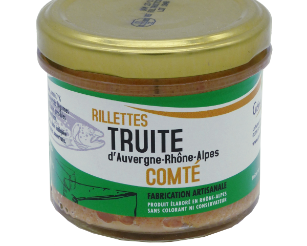 Verrine de rillettes de Truite Comté 90g