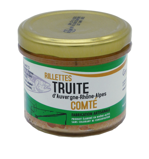 Verrine de rillettes de Truite Comté 90g