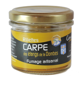 Pot de rillettes de carpe fumée 90g