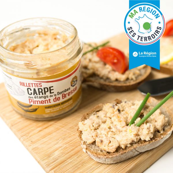 Rillettes Carpe Piment Bresse